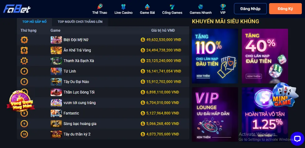 Đấu trường đá gà trực tuyến tại 789club Casino